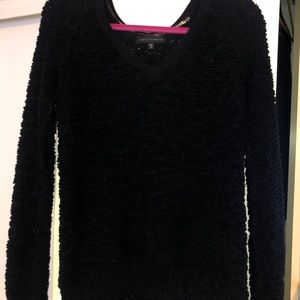 Worn once! Black v neck sweater